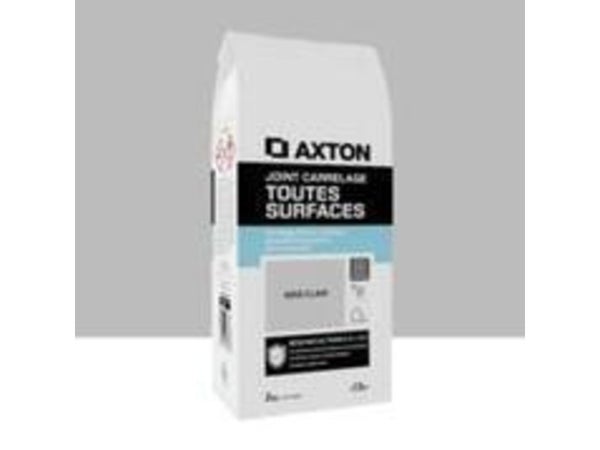 Joint tout type de carrelage et mosaique AXTON gris clair 2 kg