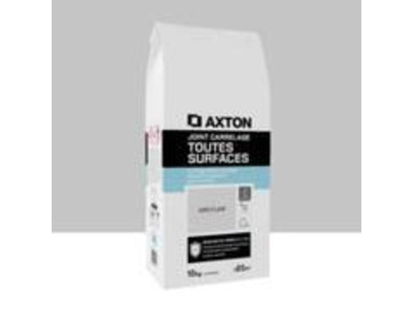 Joint tout type de carrelage et mosaique AXTON gris clair 10 kg