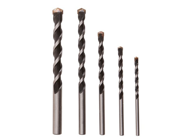 Coffret de 5 forêts béton, diam. 4 à 10 mm DEXTER