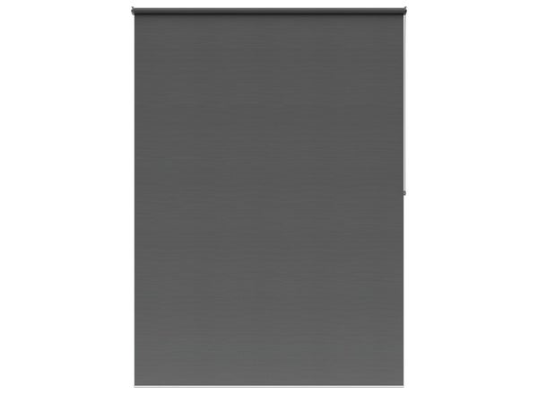 Store enrouleur occultant Bossa gris foncé, l.150 x H.250 cm, INSPIRE