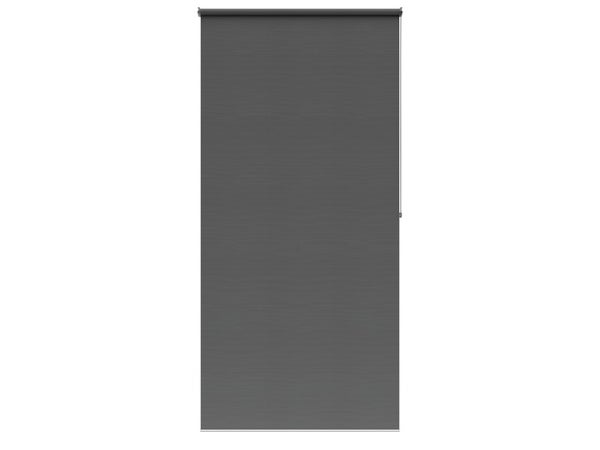 Store enrouleur occultant Bossa gris foncé, l.50 x H.190 cm, INSPIRE