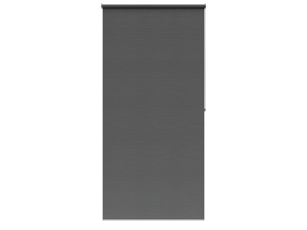 Store enrouleur occultant Bossa gris foncé, l.50 x H.190 cm, INSPIRE