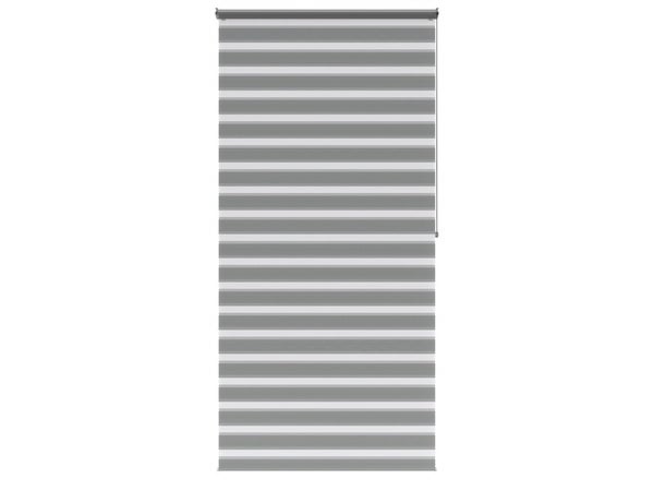 Store enrouleur jour/nuit Bolero gris, l.60 x H.190 cm, INSPIRE
