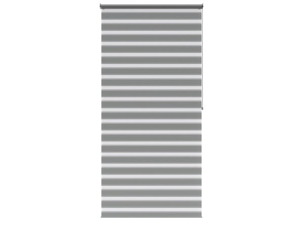 Store enrouleur jour/nuit Bolero gris, l.60 x H.190 cm, INSPIRE