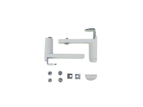 Lot de 2 supports sans perçage gris pour store enrouleur INSPIRE