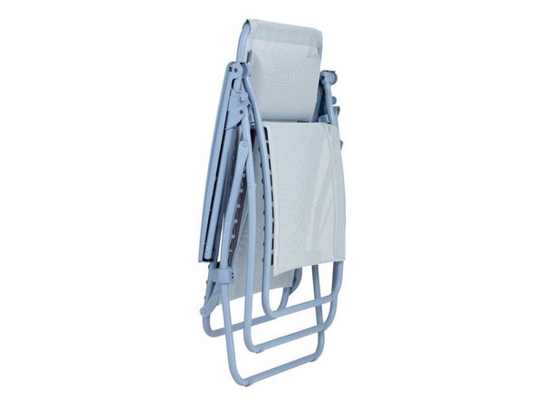 Fauteuil de relaxation multiposition, bleu