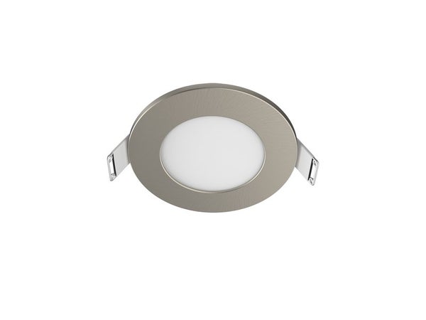 Spot encastrable salle de bain, led intégrée, KILIA, 2700/4000K, IP65, rond, acier, INSPIRE
