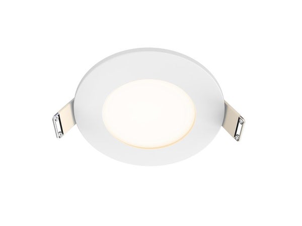 Lot de 3 spots encastrables, led intégrée, pour salle de bain, IP65, rond