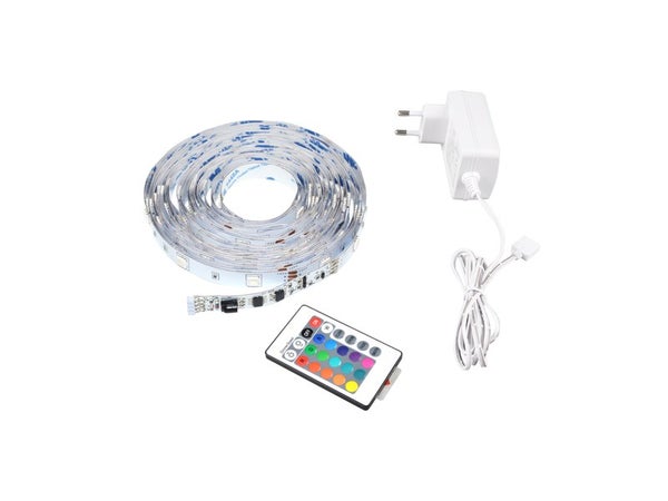 Kit ruban LED, RGB, 5m multicolore
