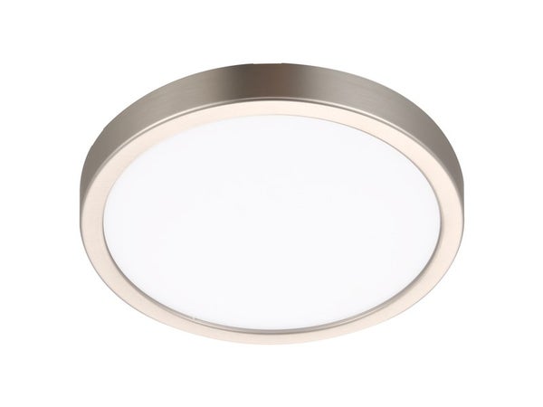 Spot, led integree, de 2700 a 4000K, IP44, rond, Diam. 17 cm, INSPIRE, acier