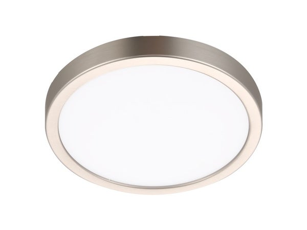 Spot, led integree, de 2700 a 4000K, IP44, rond, Diam. 17 cm, INSPIRE, acier