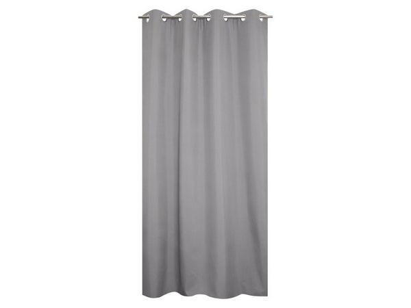 Rideau thermique, stop froid plus, l.135 x H.240 cm, gris clair