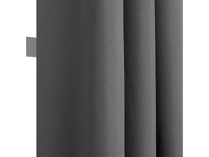 Rideau thermique stop cold gris clair l.135 x H.240 cm