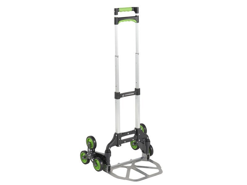 Diable pliable escalier STANDERS, charge garantie 70 kg 3 roues