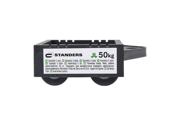 Support roulant plastique, charge supportée 50 kg, STANDERS