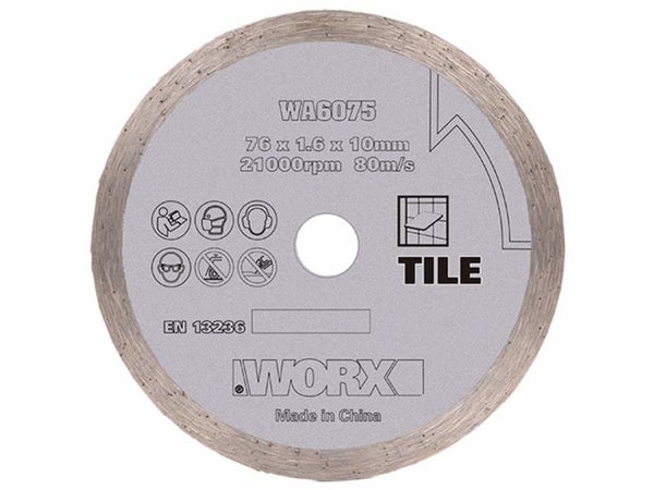 Disque diamant 76 mm pour WX801
