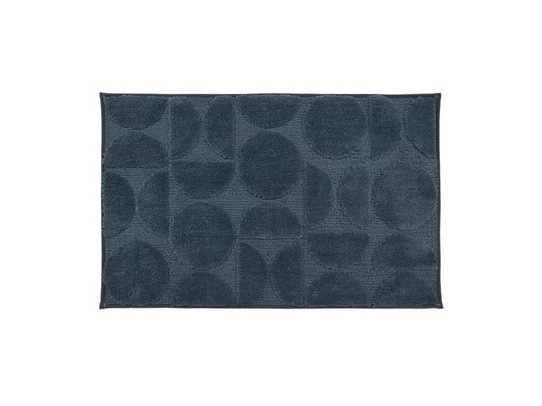 Tapis de bain l.50 x L.80 cm gris, Amar AZAO