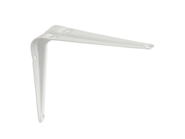 Equerre en acier peint Normo, H.12.5 x P.10 cm blanc