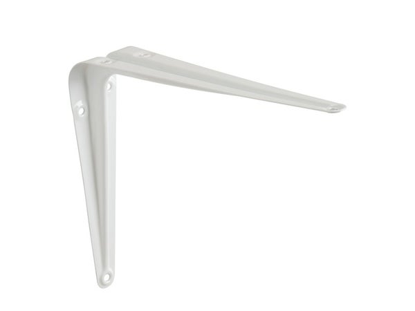 Equerre en acier peint Normo, H.20 x P.15 cm blanc