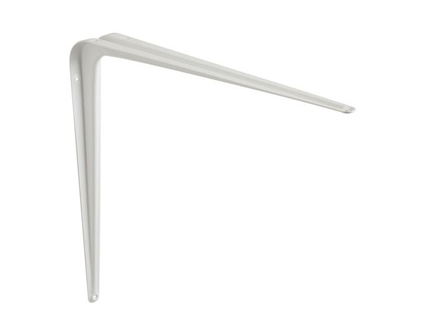 Equerre Normo en acier peint, P.35 x H.40 cm blanc