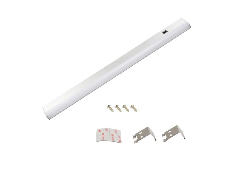 Réglette Moss module led 1 x 4 W L.35 cm blanc chaud / blanc