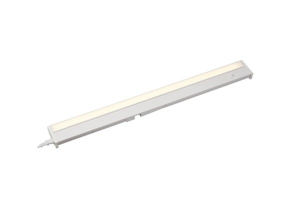 Réglette led intégrée Poria L.60 cm, 6.5 W, changement de blancs, blanc INSPIRE