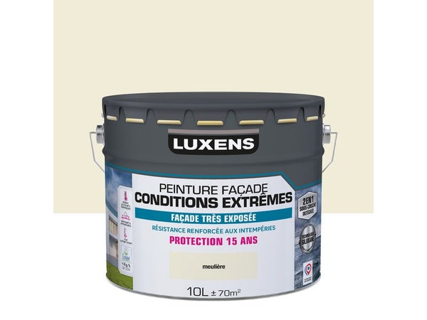 Peinture facade 2en1 LUXENS, meuliere, 10 l