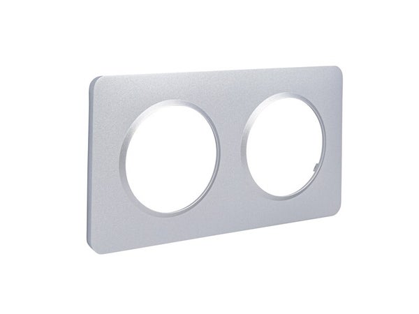 Plaque double Lumia, LEXMAN, silver