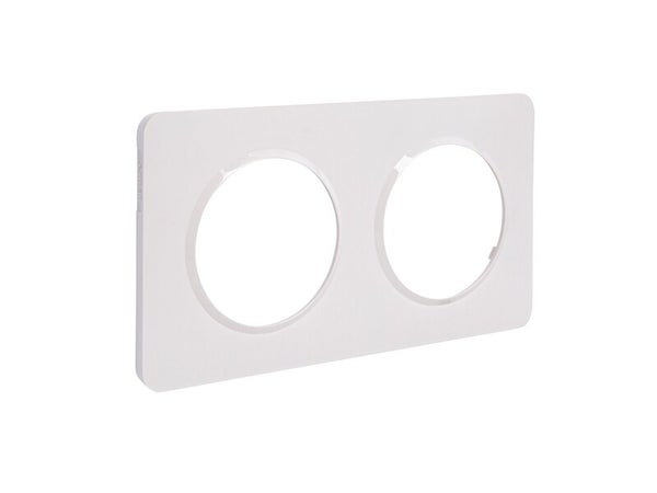Plaque double Lumia, LEXMAN, blanc