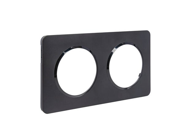 Plaque double Lumia, LEXMAN, black