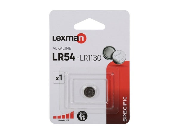 Pile bouton alcaline lr54, LEXMAN