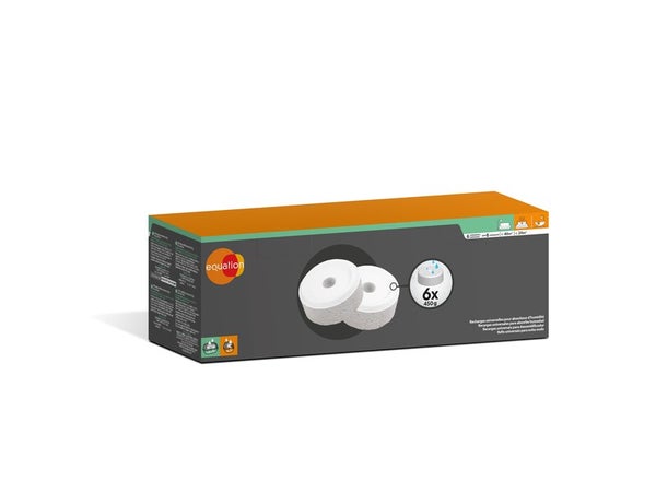 Lot de 6 recharges galet percé pour absorbeur d'humidité EQUATION 20 m²