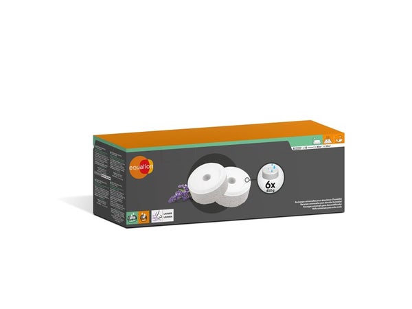 Lot de 6 recharges galet percé pour absorbeur d'humidité EQUATION 20 m²