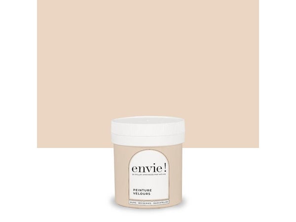 Testeur peinture velours biosourcée, ENVIE, beige lumiere, 75 ml