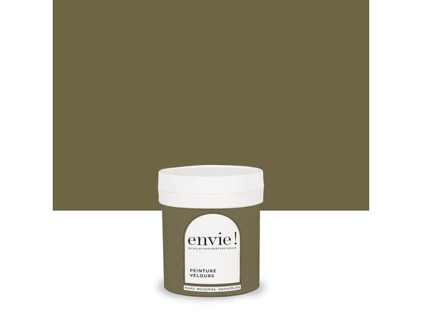 Testeur peinture velours biosourcée, ENVIE, vert boisé, 75 ml