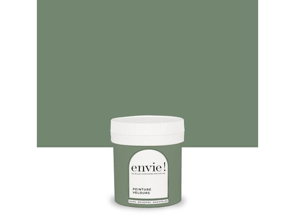 Testeur peinture velours biosourcée, ENVIE, vert canopée, 75 ml