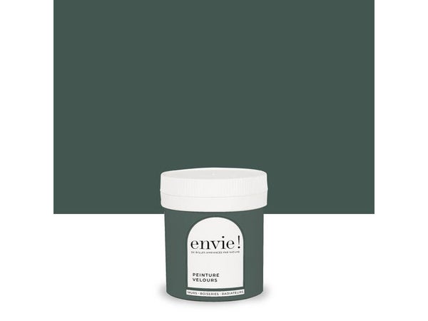 Testeur peinture velours biosourcée, ENVIE, vert pinède, 75 ml