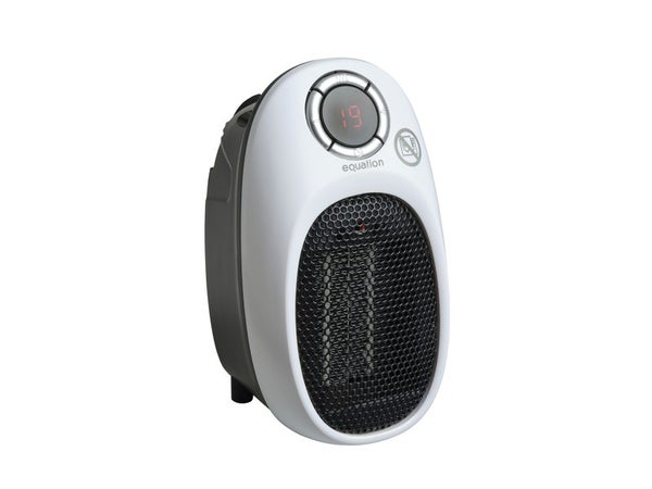 Soufflant ceramique mobile electrique Pluggy, EQUATION, 500 W