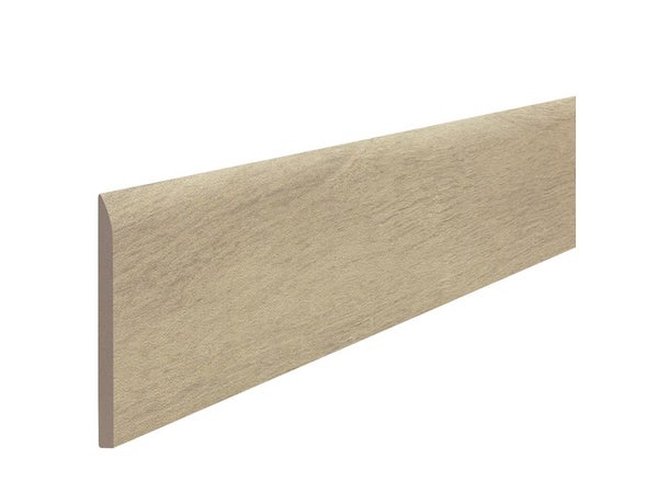 Lot de 2 plinthes Bois chêne naturel n°03, l. 7.5 x L. 60 cm, Ep.9 mm