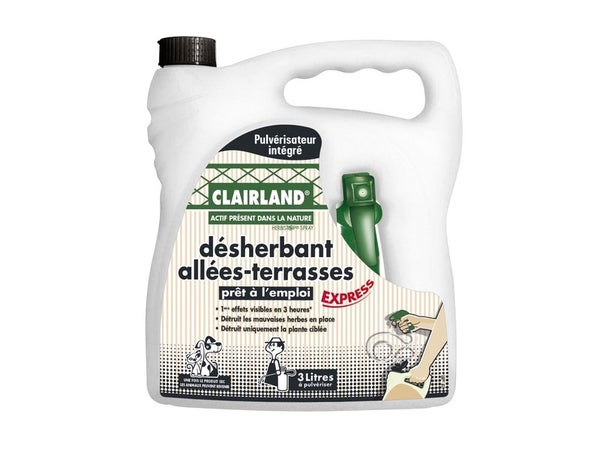 Désherbant polyvalent, CLAIRLAND BIOLINE, 3 litres