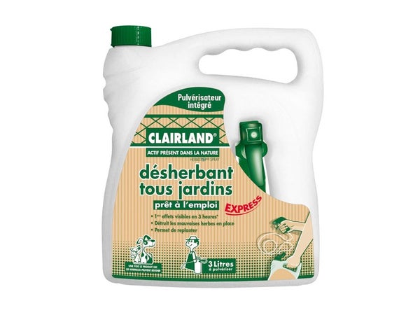 Désherbant polyvalent, CLAIRLAND BIOLINE, 3 litres