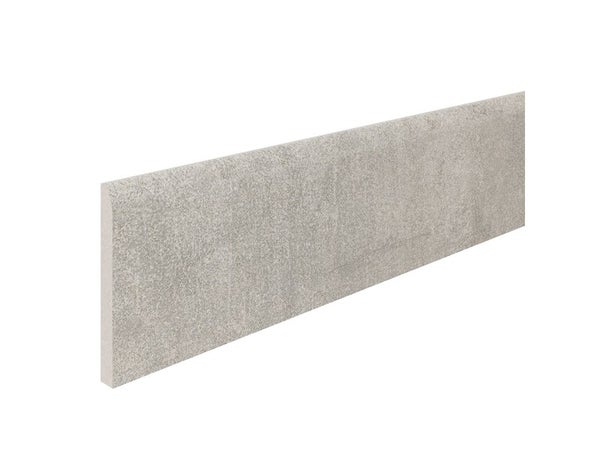 Lot de 3 plinthes Béton gris n°07, l. 8 x L. 45 cm, Ep.8.2 mm