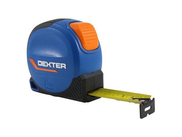 Métre autobloquant, DEXTER, 8 m x 25 mm