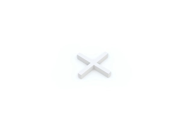 Lot de 250 croisillons X DEXTER, Ep.2 mm