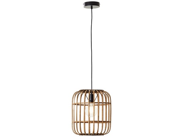 Suspension bambou naturel, INSPIRE Manihi, diam.30 cm
