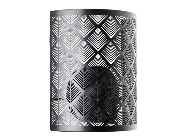 Applique chic demi-lune, INSPIRE Galati, E14, métal noir et laiton