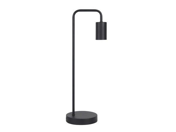 Lampe LINA, E27, H.45 cm, métal noir, Inspire