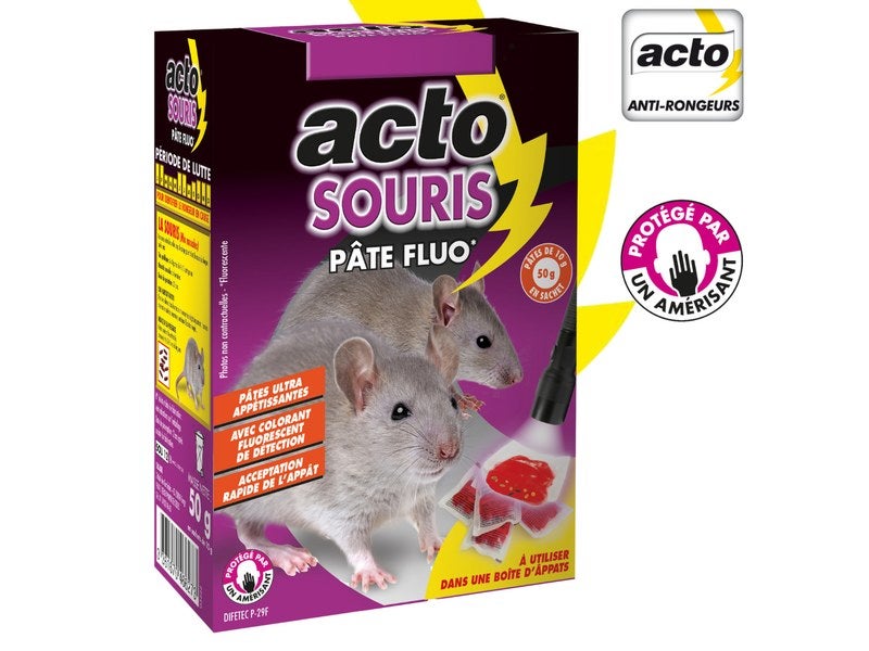 Anti rongeurs/Anti Rat / Anti souris Pâte fraîche 310g Souraxa gel