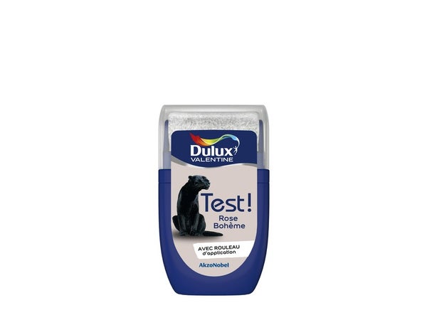 Testeur peinture mur/boiserie/radiateur, DULUX VALENTINE Crème de couleur, rose bohème, 30 ml