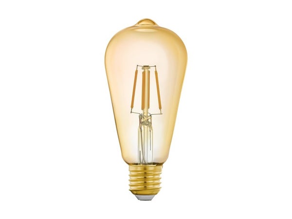 Ampoule connectée led ambré edison E27 500 Lm = 45 W variation de blancs, EGLO